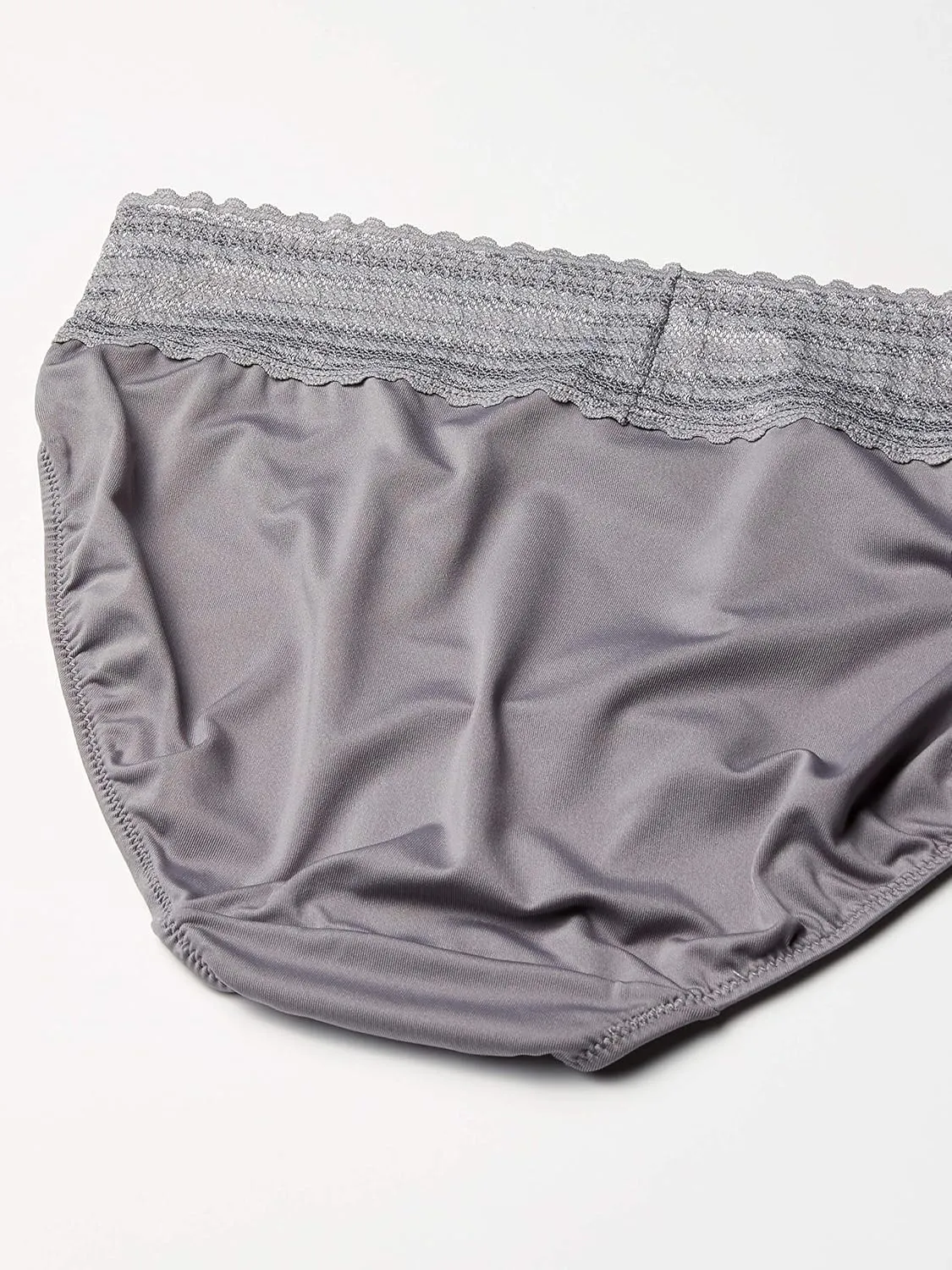 Warner's Women's Blissful Benefits Dig-Free Comfort Waistband with Lace Microfiber Hi-Cut 3-Pack 5109w