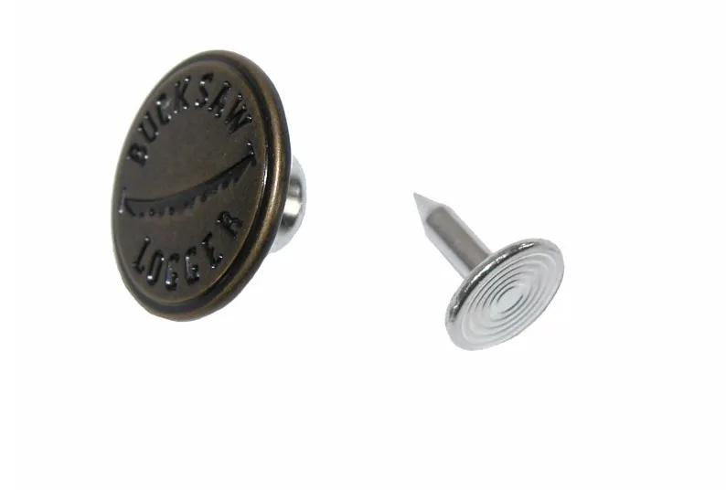 Welch Bucksaw Logger Buttons 8-Piece